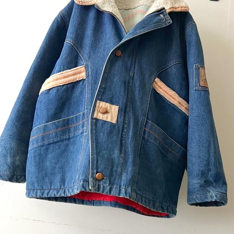 80-90's Euro Boa Denim JKT (made in Italy)