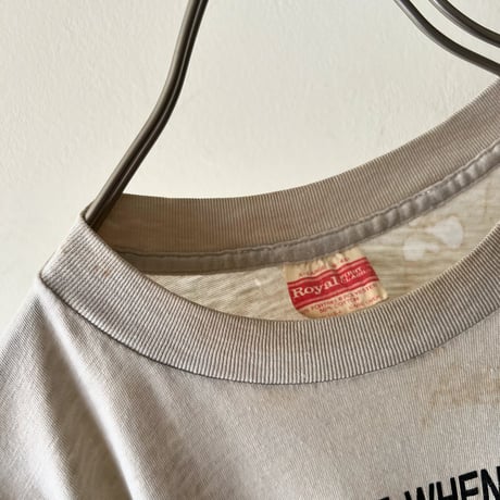 【BORO】 80's Royal First Class "Sloppy Duck" Print Tee (made in USA)