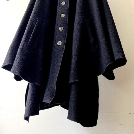 yaccomaricard Wool Cape Coat