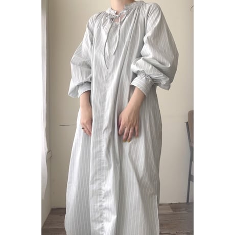 【即納品】スキッパーギャザードレス