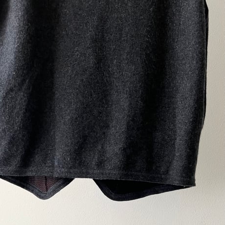Bi-color Design Cashmere Wool Vest