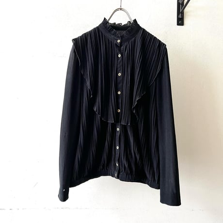 Vintage Frill Collar Sheer Blouse