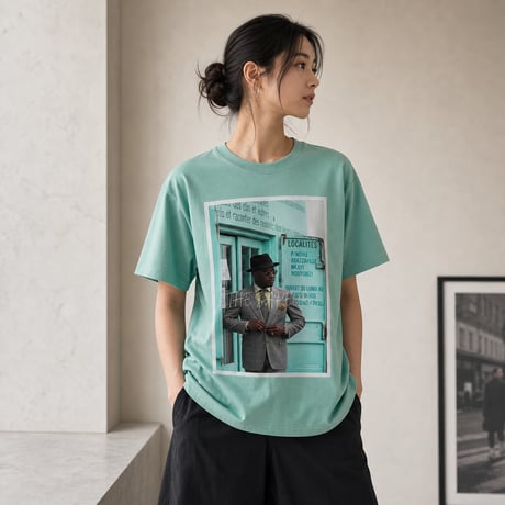 Unisex T-Shirt / （サプールを象徴するSAP CHANO の傑作・ ボディカラー＝ミントグリーン）
