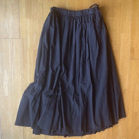 タイプライターギャザースカート＜19112A-SK＞