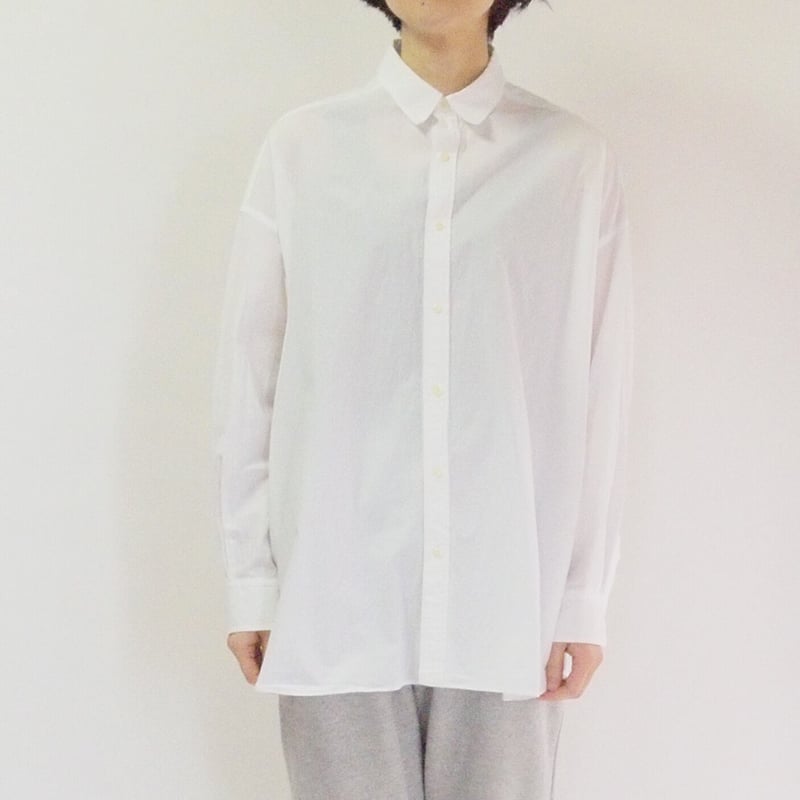 タイプライターワイドシャツ＜19308-SH＞ | white shirt, scale &