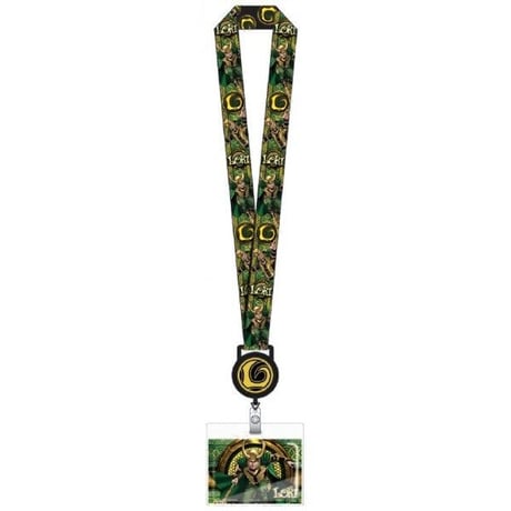 【USA直輸入】MARVEL　マイティソー　ロキ　リール付き　ランヤード　ネックストラップ  　IDホルダー　カードケース  LOKI　マーベル　マイティ　ソー　アベンジャーズ