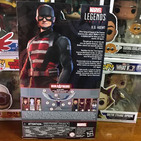 【USA直輸入】 MARVEL　USエージェント　ファルコン＆ウィンターソルジャー　６インチ　アクションフィギュア　レジェンド 　マーベル　　海外ドラマ   ジョン　ウォーカー