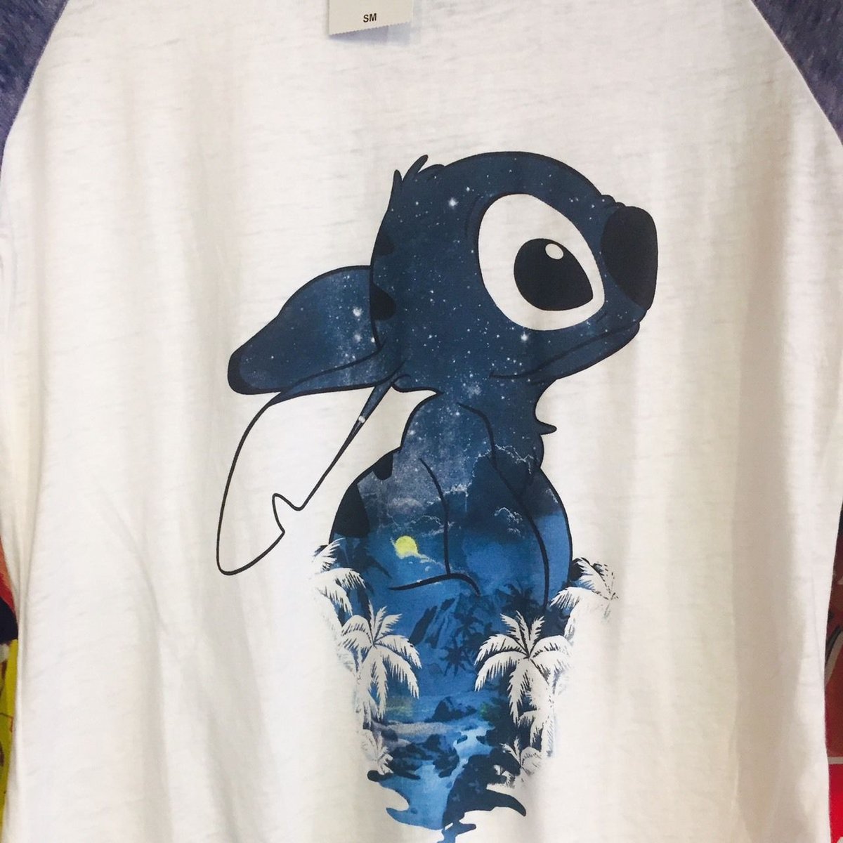 ＵＳＡ直輸入】ディズニー スティッチ ラグラン 7分袖 Ｔシャツ DISNEY