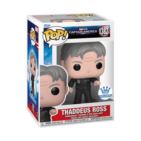 【USA直輸入】POP！　MARVEL マーベル キャプテンアメリカ　BNW 　サディアス　ロス　1382　限定　ポップ　フィギュア　FUNKO　ファンコ  ロス長官　ハリソンフォード