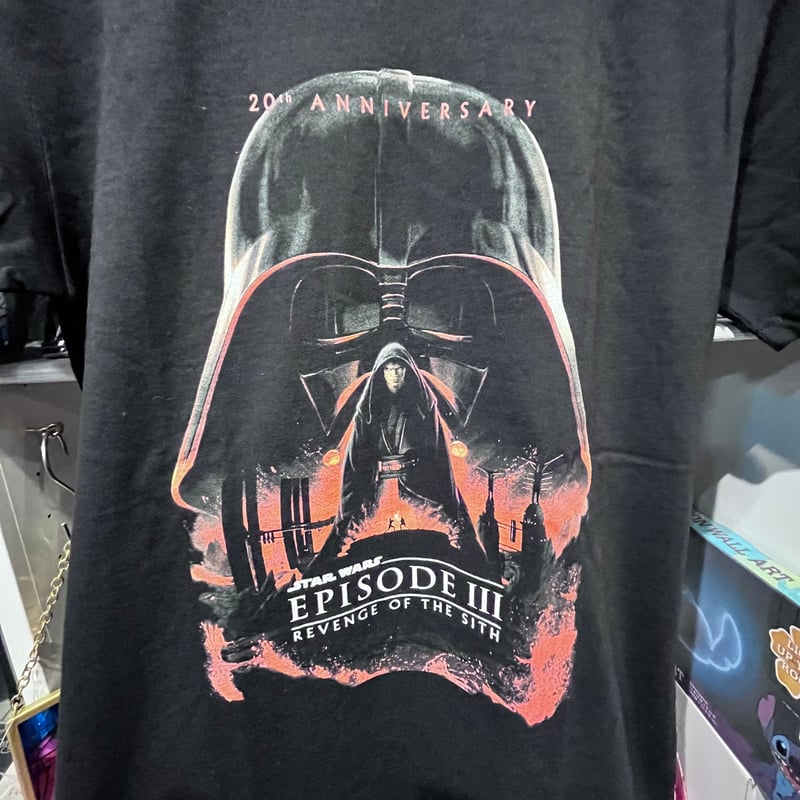 USA直輸入】 STAR WARS エピソード3 公開 20周年記念 Tシャツ ユニ