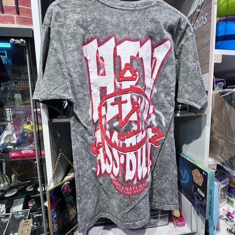 【USA直輸入】　スーパーナチュラル　カスティエル　バックプリント　Tシャツ　Supernatural 　ディーン　サム　銃　ウィンチェスター  ウィンチェスター兄弟  海外ドラマ  天使
