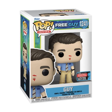 【USA直輸入】POP! 映画　ムービー  FREE GUY　フリーガイ　1241　限定　FUNKO　ファンコ　フィギュア　ガイ　ライアン　レイノルズ