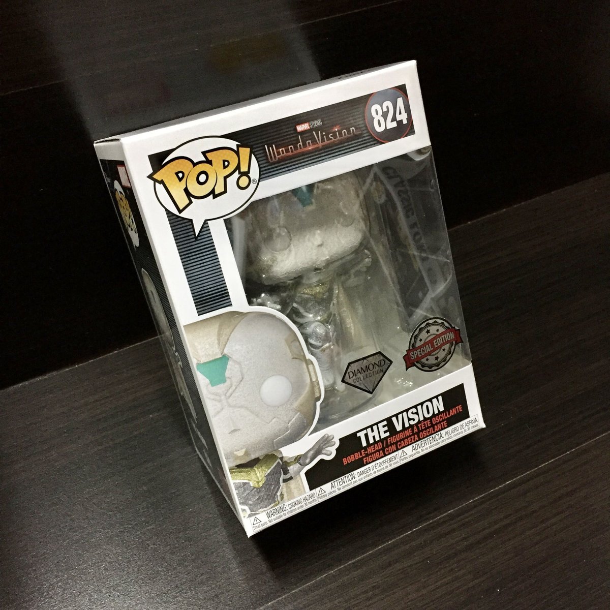 USA直輸入】POP! MARVEL ワンダヴィジョン ヴィジョン 白色 824 S.W.O