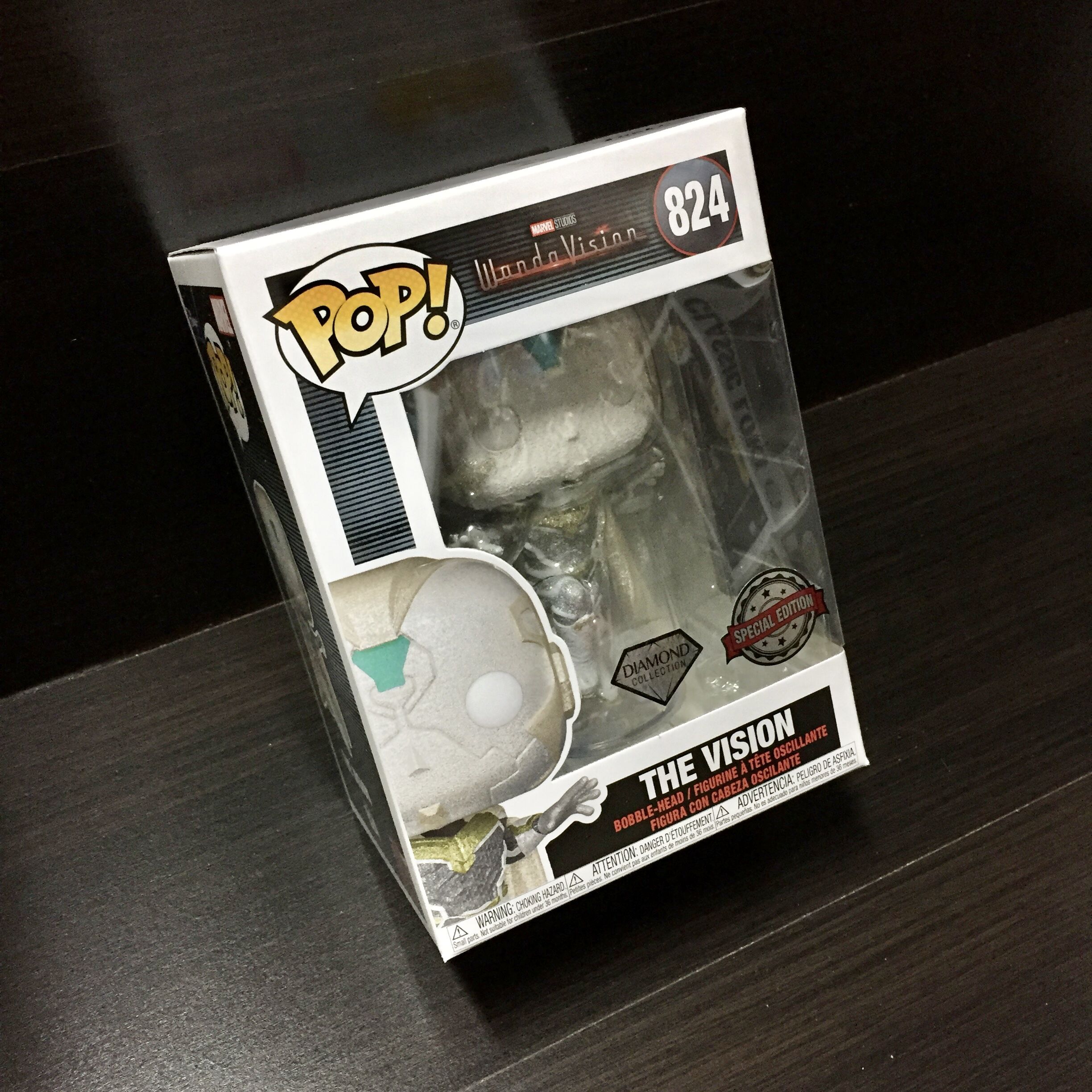 USA直輸入】POP! MARVEL ワンダヴィジョン ヴィジョン 白色 824 S.W.O