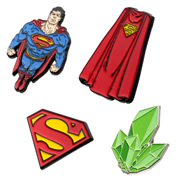 スーパーマン　海外限定グッズ　ピンバッジ　ウェルカムボックス　Superman スーパーマン 海外限定グッズ ピンバッジ ウェルカムボックス Superman