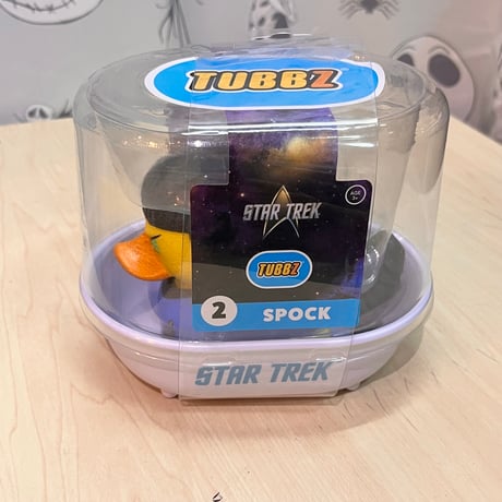 【USA直輸入】STAR TREK　スタートレック　Spock　スポック　コレクタブル　ダック　TUBBZ　フィギュア　映画　movie　ラバーダック　アヒル　スタトレ　TOS　宇宙大作戦