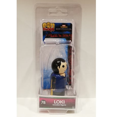【USA直輸入】MARVEL　Pin Mate　ピン メイト　木製 フィギュア　マーベル　Thor: Ragnarok　ソー　ラグナロク　ロキ　Loki　78　2インチ　マイティソー
