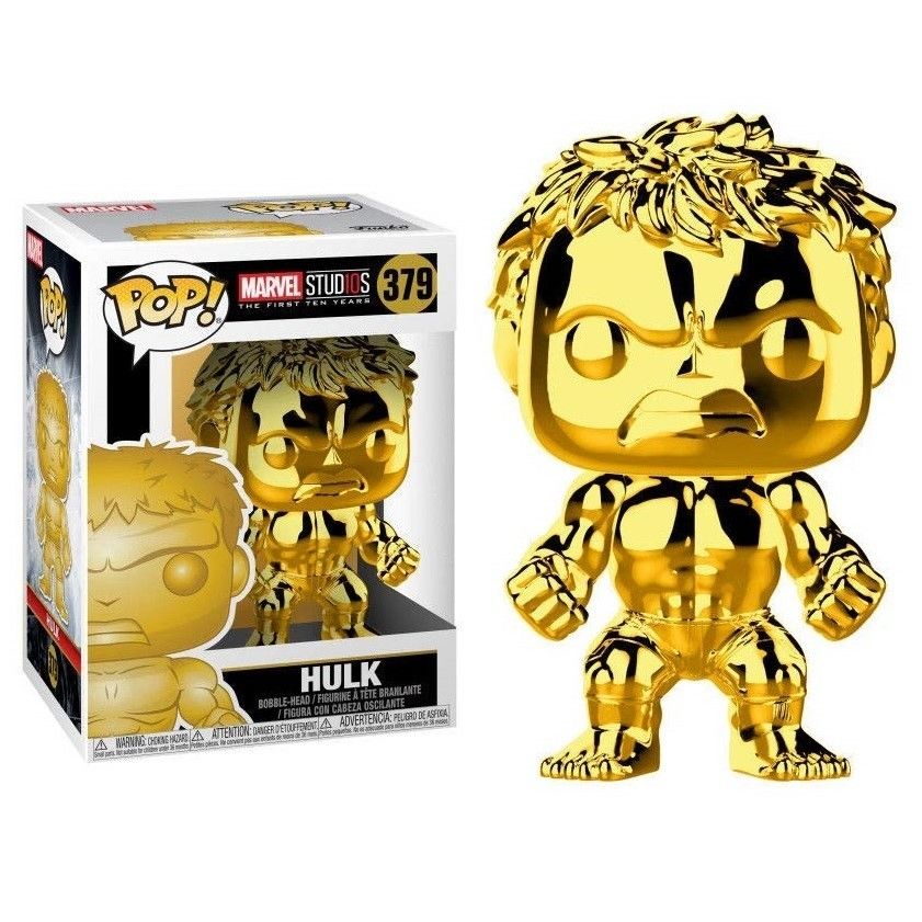 【USA直輸入】POP！ MARVEL マーベル　スタジオ10周年記念　クロム　ゴールド 　ハルク　379　ポップ　フィギュア　FUNKO　ファンコ　 HULK