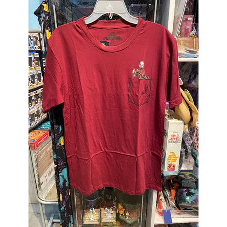【USA直輸入】MARVEL　アントマン & ワスプ　Ant-Man And The Wasp Quantumania　ワインレッド　Mサイズ　Tシャツ　マーベル　アベンジャーズ