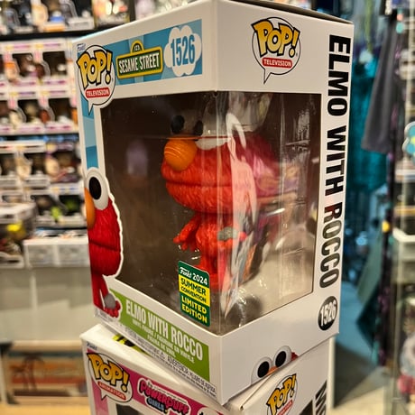 【USA直輸入】POP！　セサミストリート　エルモ　ロッコ　1526　限定 　ポップ　フィギュア　FUNKO　ファンコ　テレビ　パペット　セサミ　ゾーイ　石