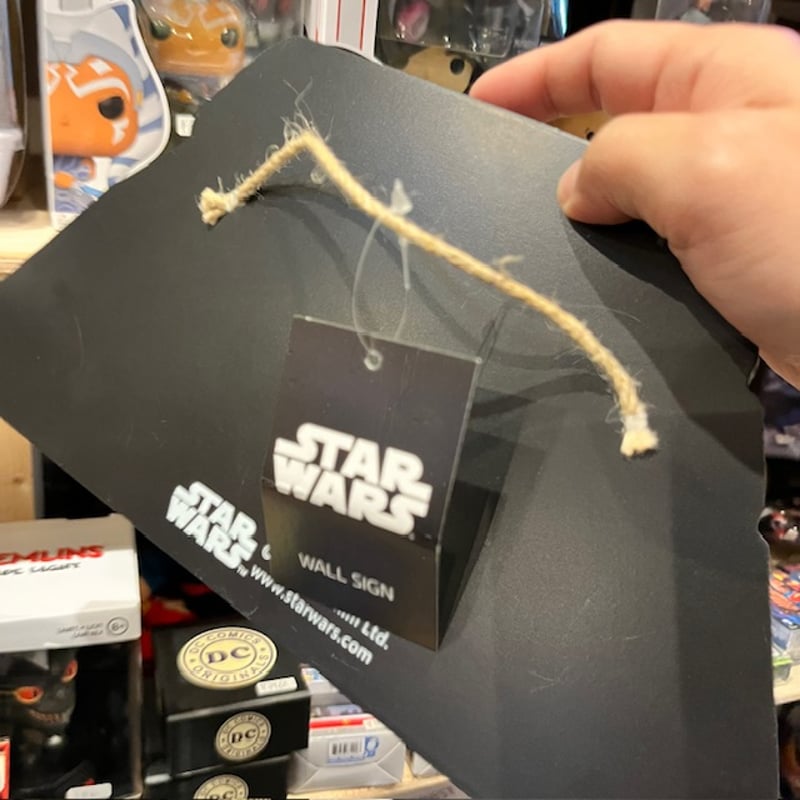 USA直輸入】STARWARS スターウォーズ タイトル ロゴ 看板 木製