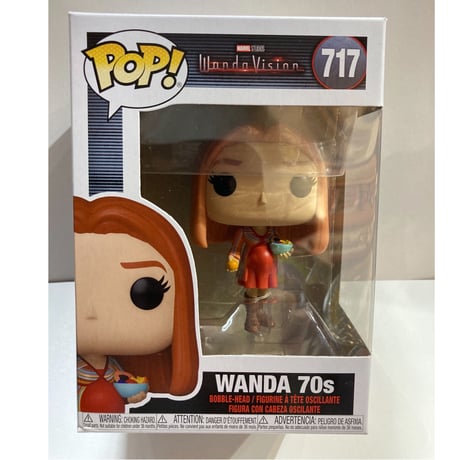 【USA直輸入】POP!　MARVEL　ワンダヴィジョン　70年代　妊娠中ワンダ　717　FUNKO　ファンコ　フィギュア　マーベル　ヴィジョン　ビジョン　ワンダ　スカーレット・ウィッチ　ドラマ