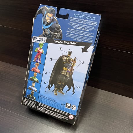【USA直輸入】 DC　Night wing ナイトウィング　バットマン　BTF 忍者シリーズ　マテル　DCコミックス　アクションフィギュア　6インチ