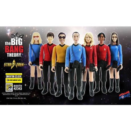 【USA直輸入】the big bang theory　ザ ビッグバン セオリー　ハワード　バーナデット　ラジェッシュ　スタートレック　フィギュア　スタトレ 　Star Trek　単品　限定品