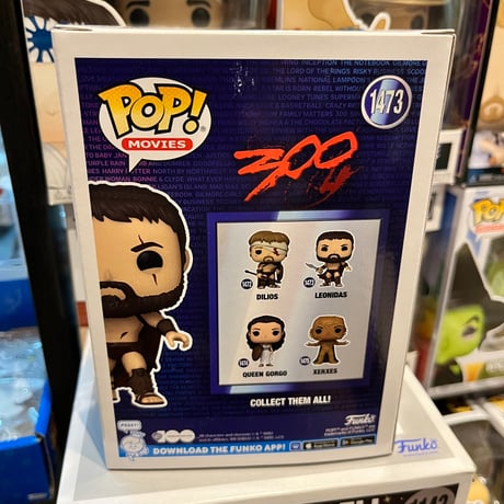 【海外直輸入】POP！　映画　300　スリーハンドレッド　レオニダス　1473　限定  FUNKO　ファンコ　フィギュア  　ギリシャ　WB　100周年