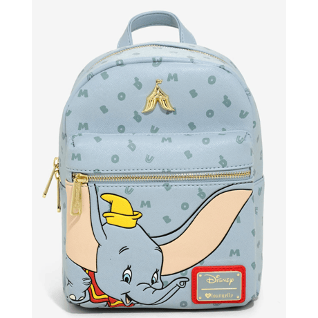 【USA直輸入】DISNEY　ダンボ　アルファベット　ミニ　バックパック　リュック　ディズニー　ラウンジフライ　 Loungefly　Dumbo 　 バッグ　ディズニー　サーカス