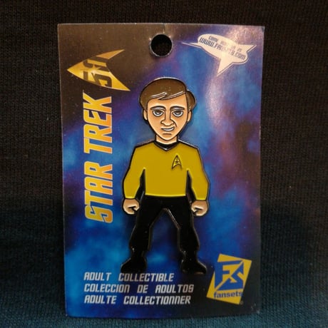 【ＵＳＡ直輸入】スタートレック　チェコフ　ピンズ　スタトレ  Star Trek　ピン　Chekov　デフォルメ　Pin