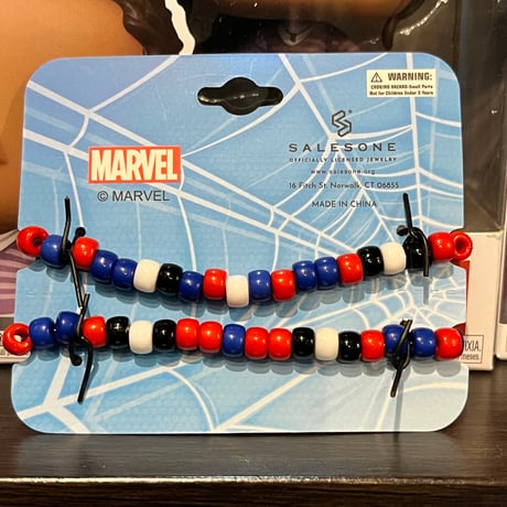 【USA直輸入】　MARVEL　スパイダーマン　ペア　ブレスレット　マーベル　アベンジャーズ　ピーターパーカー　マルチバース　コミックス