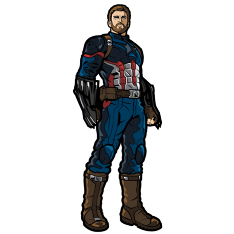 【US直輸入】MARVEL　FigPin 　＃138　 フィグピン　キャプテンアメリカ　フィギュア　マーベル　アベンジャーズ　ピン　ピンズ　キャプテン アメリカ　インフィニティウォー