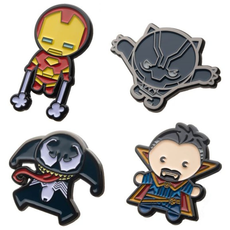 USA直輸入】MARVEL マーベル カワイイ Kawaii エナメル ラペル ピン 4