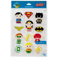 【USA直輸入】DCコミックス　 ittybittys　ステッカー　12種×2枚セット　hallmark　ホールマーク　DC　シール　バットマン　スーパーマン　アクアマン　フラッシュ