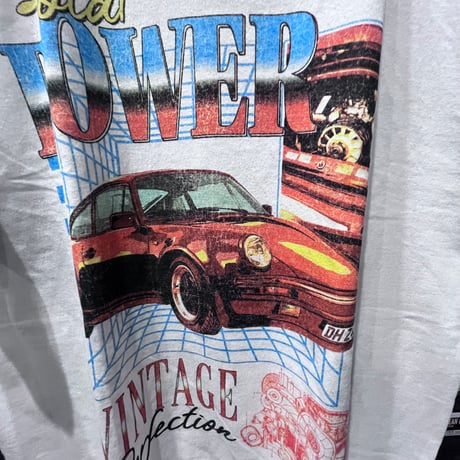 【USA直輸入】　　トータル　パワー　ヴィンテージ　カー　Ｔシャツ　カリフォルニア　半袖　スポーツカー