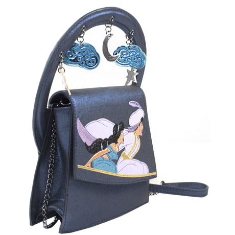 【USA直輸入】DISNEY　アラジン　ジャスミン　空飛ぶじゅうたん 　ショルダーバッグ　By Danielle Nicole　ディズニー　ラウンジフライ　 Loungefly　肩掛け バッグ