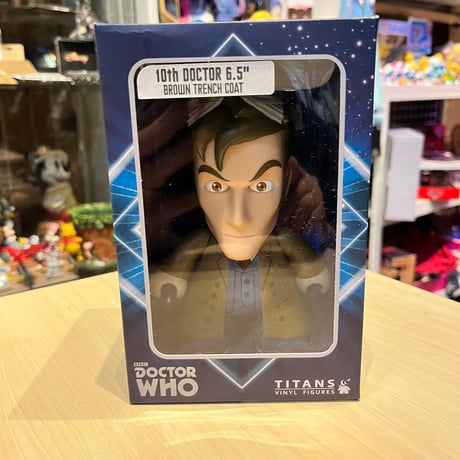 【AUS直輸入】Doctor Who　ドクターフー　10代目　ドクター  タイタンズ　ビニール　フィギュア　海外ドラマ　ターディス　BBC　デイヴィッド　テナント