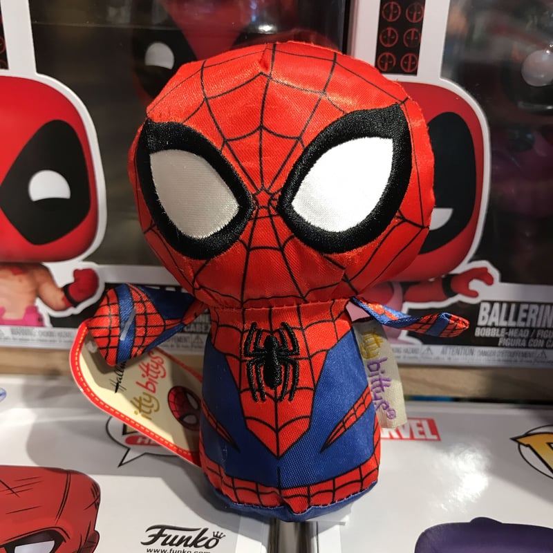 USA直輸入】MARVEL スパイダーマン ぬいぐるみ ittybittys 約10ｃｍ h...