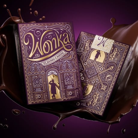 【USA直輸入】映画　ウォンカ　WONKA　チャーリーとチョコレート工場　プレイングカード　トランプ　カード　theory11　セオリー11　マジック