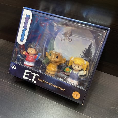 【USA直輸入】E.T. × リトルピープル　フィッシャープライス　フィギュア ET little people　エリオット　ガーティ　7センチ　限定品　コレクター