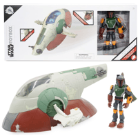 【USA直輸入】STARWARS　スターウォーズ　TOYBOX　トイボックス　スレーヴワン ＆ ボバフェット　ライトとサウンド付き　アクションフィギュア プレイセット　スレーブ・ワン　ボバ・フェット