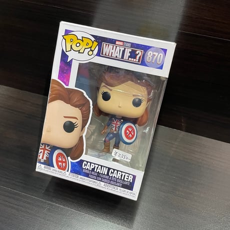【USA直輸入】POP!　MARVEL　What If 　キャプテン　カーター　870　FUNKO　ファンコ　フィギュア　マーベル　DISNEY+　ディズニープラス　ドラマ