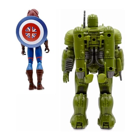 【USA直輸入】MARVEL　マーベル　WHAT IF …?　キャプテン カーター　ヒドラ ストンパー　サウンド　ライトアップ　2パック　TOYBOX　限定品　アクションフィギュア　トイボックス