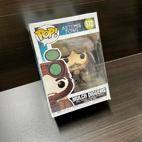 【USA直輸入】POP!　Disney　アルテミスと妖精の身代金　Artemis Fowl　マルチ ディガムズ　Mulch Diggems　573　フィギュア　Funko　ポップ  ディズニー
