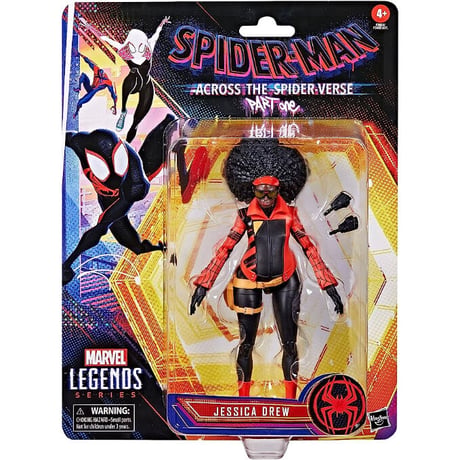 【USA直輸入】レジェンド　MARVEL　スパイダーマン アクロス ザ スパイダーバース 　ジェシカ　jessica drew　フィギュア　 マーベル　アクションフィギュア　パーツあり　legends