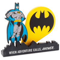 【USA直輸入】DCコミックス　バットマン　デスク　フィギュア　置物　バットシグナル　ジャスティスリーグ　DC　Batman　ロゴ　マーク