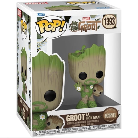 【USA直輸入】POP!　MARVEL　グルート　WA　ARE　GROOT　アイアンマン　1393 FUNKO　ファンコ　GROOT AS Ironman　ガーディアンズ