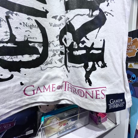 【USA直輸入】　ゲームオブスローンズ　マップ　Tシャツ　Sサイズ　ドラゴンストーン　ゲースロ　デナーリス　ゲーム・オブ・スローンズ　GOT