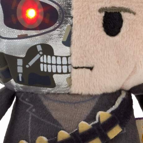 【USA直輸入】 ターミネーター2　T-800　ライトアップ　ぬいぐるみ　ittybittys　約10ｃｍ　hallmark　シュワルツ　ネッガー　エドワード　ファーロング